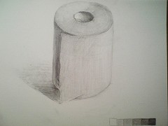 ピンク色のトイレットペーパー